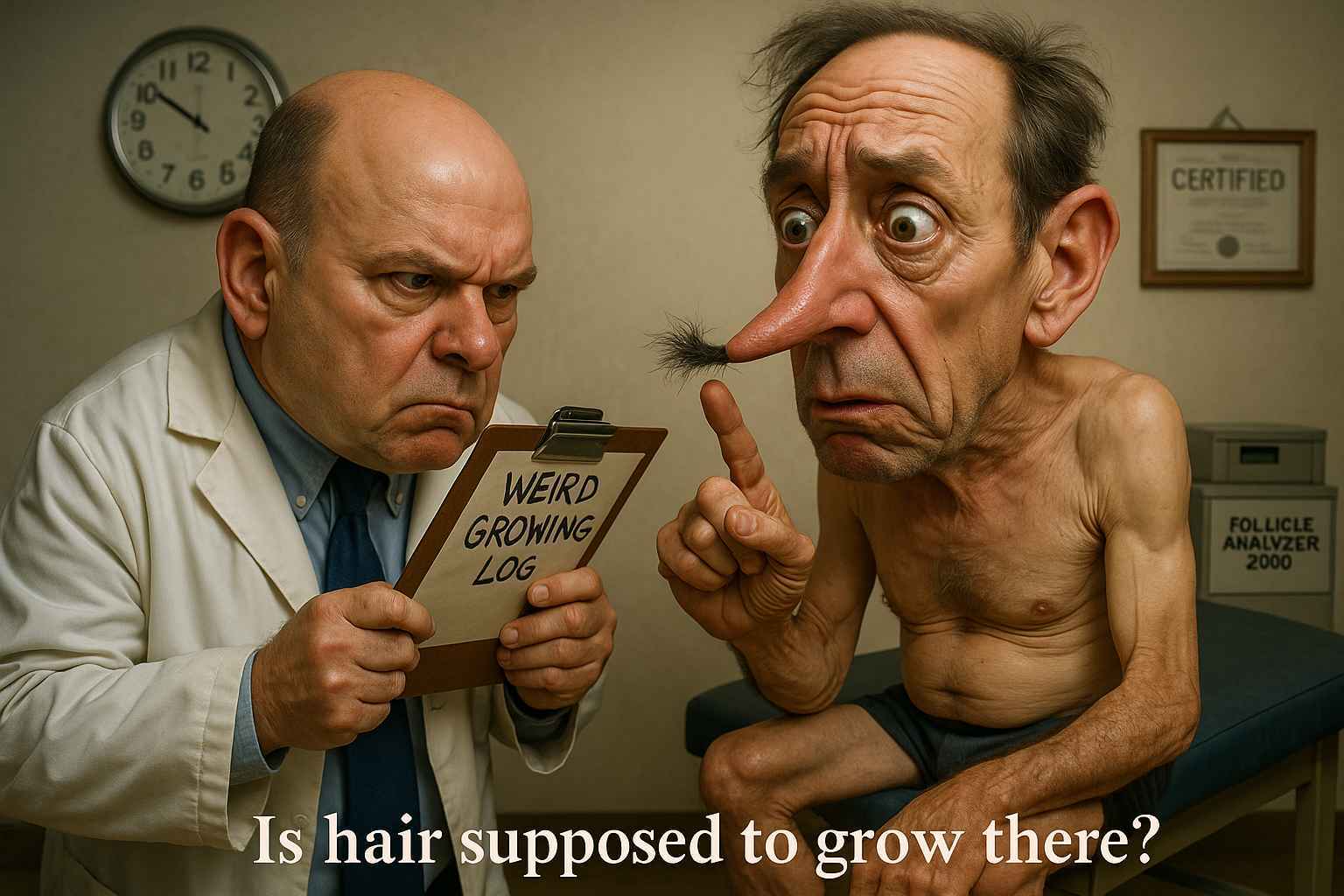 20250515_2110_Comical-Nose-Hair-Examination_remix_01jvbmgntrejvtfqhfw6qxnsts